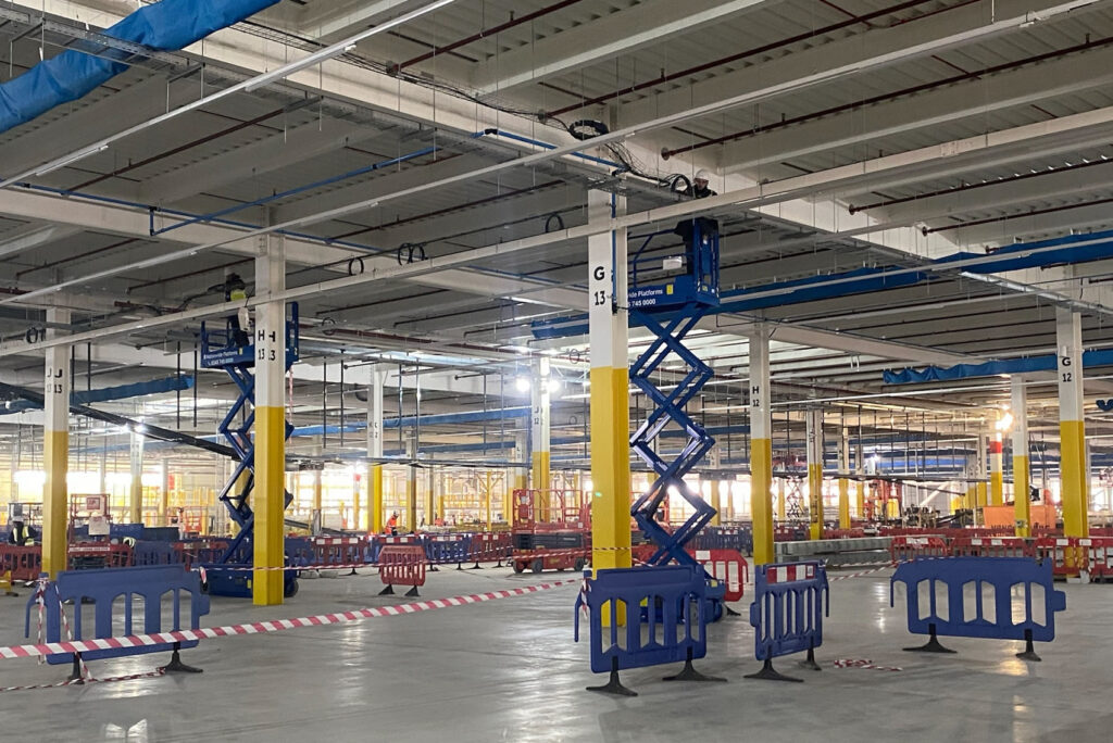 Conveyor and Mezz Deck Installation