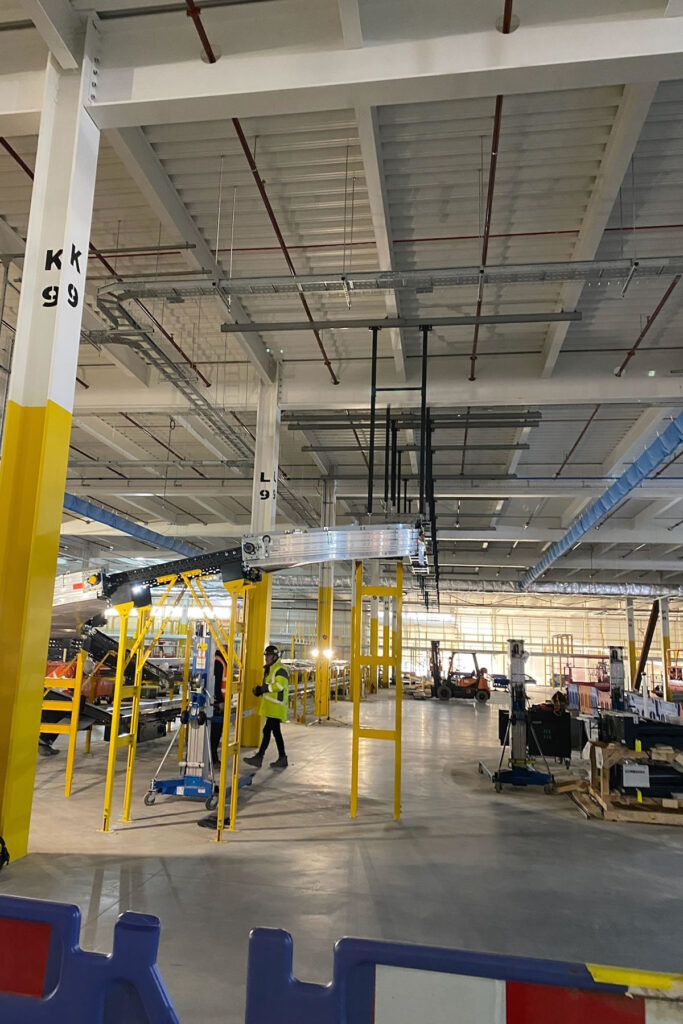 Conveyor and Mezz Deck Installation Conveyor and Mezz Deck Installation